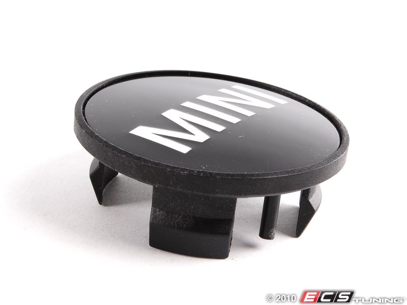 4x Mini JCW Centre Caps - 54mm Black Wheel Hub Caps For John Cooper Works R50, R52, R53