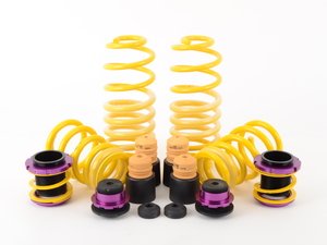 ES#2619512 - 25310075 - H.A.S. - Adjustable Coilover Spring System - Retains the use of your factory shocks while providing the ability to adjust ride ride height from 0.6" to 1.8" Front 0.6" to 1.6" Rear - KW Suspension - Audi