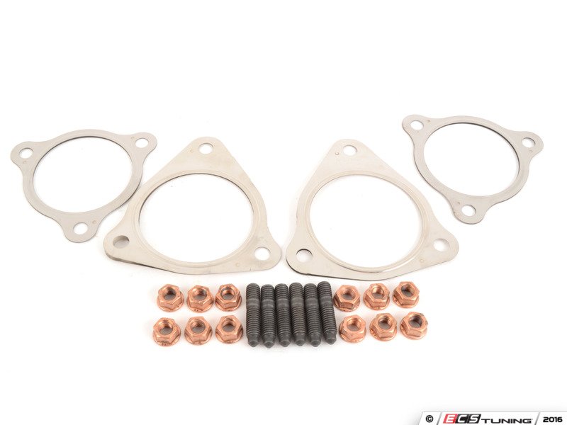 Assembled By ECS 8K0253115AKT1 Catalytic Converter Install Kit