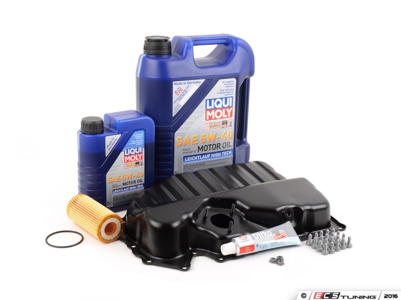 Assembled By ECS 018573ecs01KT5 Steel Oil Pan Replacement Kit