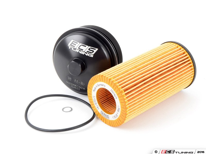 Assembled By ECS 002293ECS01AKT Billet Aluminum Oil Filter Housing