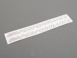 ES#3029098 - 51142413970 - Decal Kit - M Performance decal set. - Genuine BMW M Performance - BMW