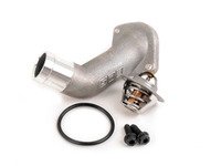ES#3138531 - 006660ECS01-01KT - Thermostat Replacement Kit - Featuring ECS Heavy Duty Cast Aluminum Thermostat Housing - Replace aged components while upgrading, with our ECS Cast Aluminum Thermostat Housing - Assembled By ECS - Audi Volkswagen