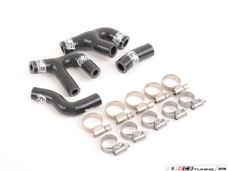 ECS 010377ECS0101 Silicone Vacuum Hose Kit Black