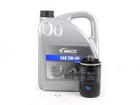 ES#3139017 - 06j115403qecoKT - Economy Oil Service Kit - Only the essentials to perform an oil service. Includes German Made Vaico oil that meets VW 502.00 & 505.00 standards - Assembled By ECS - Audi Volkswagen