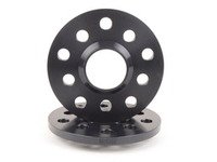 ES#2731314 - 2055571ASW - DR Series Wheel Spacers - 10mm (Pair) - Black - Fine tune your stance and improve handling - H&R - Audi Volkswagen
