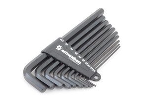 ES#3022287 - 018083SCH01A - Schwaben 10 Pc Metric Hex Wrench Set - Keep a complete set in your tool box for those special applications. Includes hard to find 7mm. - Schwaben - Audi BMW Volkswagen Mercedes Benz MINI Porsche