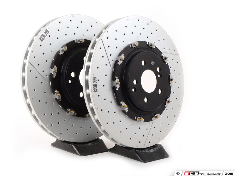 Genuine Mercedes Benz 2304211212SET2 Front 2Piece Brake Rotors