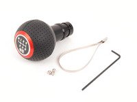 ES#3141685 - GS2SECS - ECS Exclusive Heavy Weight Shift Knob SCHWARZ - Black Air Leather - Weighing in at approximately 215 grams the added inertial mass makes shifting effort substantially less while speeding up the process at the same time. - Black Forest Industries - Audi Volkswagen