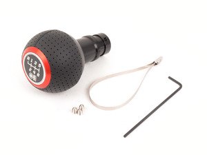 ES#3141685 - GS2SECS - ECS Exclusive Heavy Weight Shift Knob SCHWARZ - Black Air Leather - Weighing in at approximately 215 grams the added inertial mass makes shifting effort substantially less while speeding up the process at the same time. - Black Forest Industries - Audi Volkswagen
