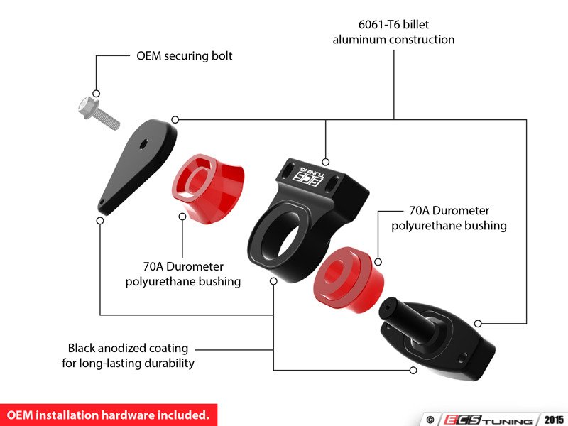 ECS News ECS Engine Mount For VW MK5 R32