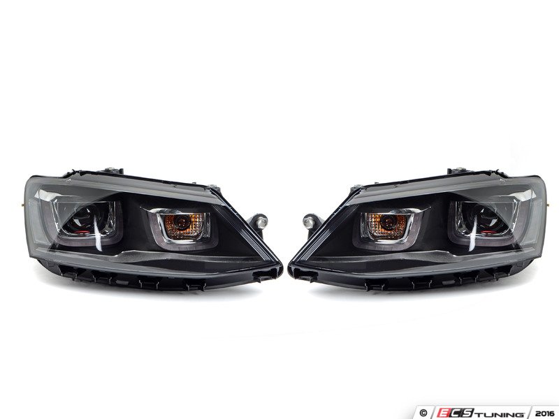 ECS News Headlight Upgrades VW MK6 Jetta