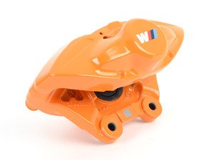 ES#3142572 - 34206855486 - Orange BMW M Performance Rear Caliper - Right - Stop fast and look great doing it - Genuine BMW M Performance - BMW