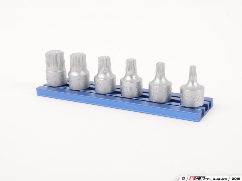 VIM Tools VIMXZNS412 6 Piece Stubby Triple Square Set