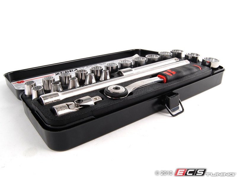 Wurth 096512022 Wurth 3/8" MultiSocket Wrench Kit 22 Pieces