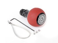 ES#3141680 - GS2SM - BFI Heavy Weight Shift Knob SCHWARZ - Magma Red Air Leather - Weighing in at approximately 215 grams the added inertial mass makes shifting effort substantially less while speeding up the process at the same time. - Black Forest Industries - Audi Volkswagen