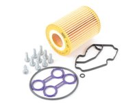 ES#2795805 - 6421840080KT4 - Oil Cooler Seal Kit - Level 2 - Includes all seals and hardware required to reseal your oil cooler - Includes oil filter - Assembled By ECS - Mercedes Benz