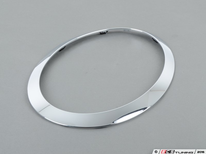 YUCKMZ Koplamp Trim Ring Bezel Links en Rechts Compatibel met MINI Cooper S F55 F56 F57 (Chrome