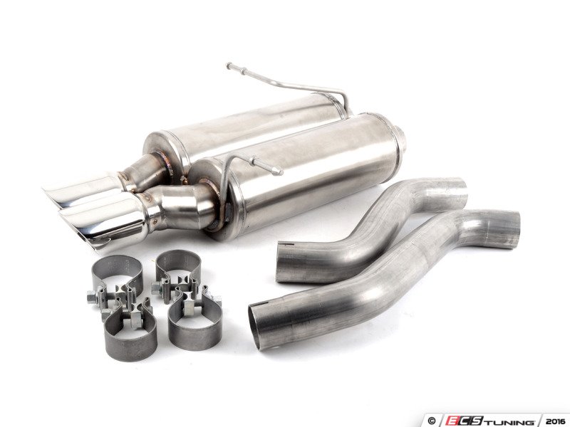 Corsa cor14559sKT Corsa TSE3 AxleBack Sport Mufflers Silver Tips