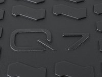 ES#3143915 - 4M0061182 - Rubberized Cargo Mat - Black - Protect your cargo area from dirt and spills - Genuine Volkswagen Audi - Audi