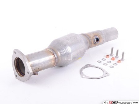 ES#3076391 - 1408272 - High Flow Catalytic Converter - Stainless Steel - 200 cell high flow cat for use with stock cat-backs - 42 Draft Designs - Volkswagen