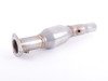 ES#3076391 - 1408272 - High Flow Catalytic Converter - Stainless Steel - 200 cell high flow cat for use with stock cat-backs - 42 Draft Designs - Volkswagen