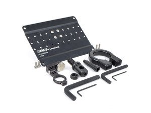 ES#3176151 - 001912C0102A - ECS Ultimate 3-Way Tow Hook/No Holes License Plate/Camera Mount - Everything a Euro-enthusiast desires from a tow hook! Modular system with attachments: ultra-strong tow hook, adjustable license plate bracket, dynamic camera mount. - ECS - BMW MINI