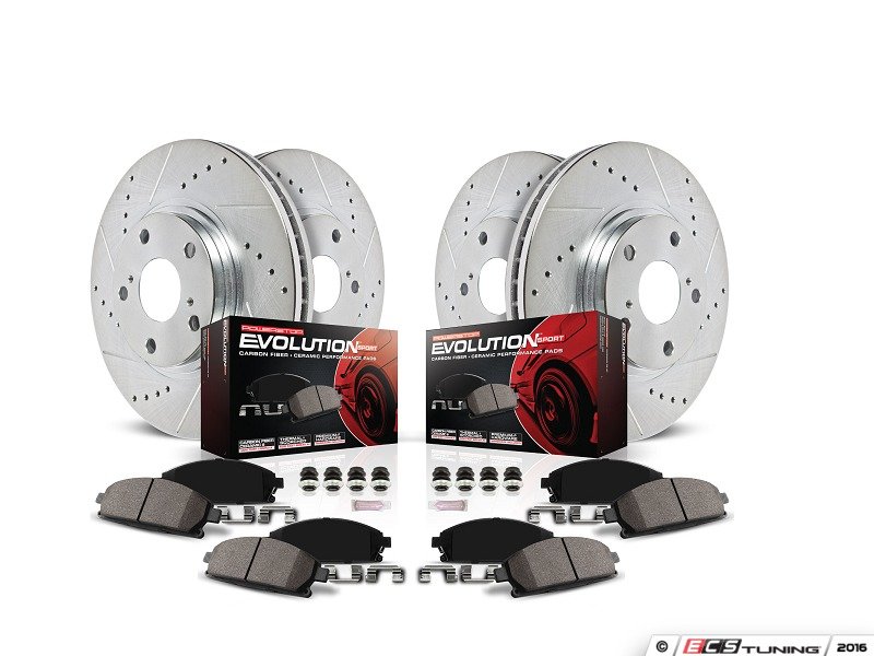 Power Stop K5747 Z23 Evolution Sport Performance Front & Rear Brake