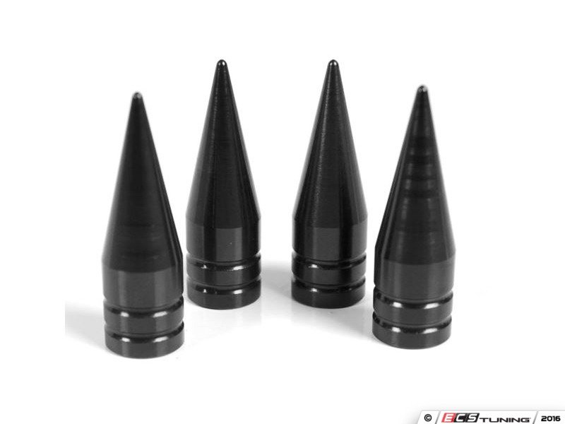 Sickspeed - 4PCBLKVSSPIKES - Spike Valve Stem Caps - Black