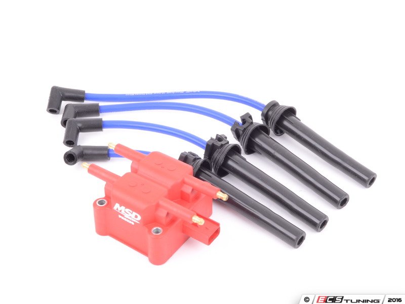 Assembled By ECS 8239kt1KT MSD / VMS Performance Coil Pack / Blue