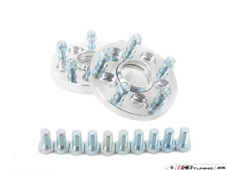 ES#3078801 - 5075991 - 5x100 To 5x114.3 Wheel Adapter Pair - 18mm - Bolts to your hub with supplied bolts and uses lug nuts to secure ball seat wheels. Includes 57.1mm hub rings. - 42 Draft Designs - Volkswagen