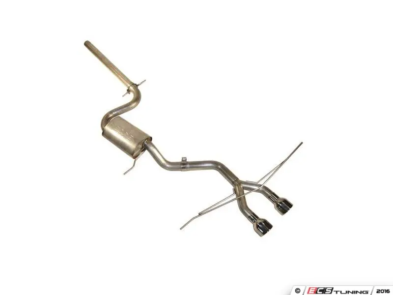 Techtonics Tuning 252522r Mk5 Rabbit Mk6 Golf 2 5 Cat Back Exhaust System Stainless Steel