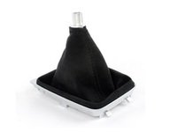 ES#3412422 - 5234-8E-000AB - BFI Manual Alcantara Shift Boot - Black Stitching - Compliment your BFI shift knob with a custom shift boot made from the finest materials available - Black Forest Industries - Audi