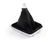 ES#3178021 - 5234-1K-534 - BFI DSG / Automatic Leather Shift Boot - Silver Stitching - Compliment your BFI shift knob with a custom shift boot made from the finest materials available - Black Forest Industries - Volkswagen