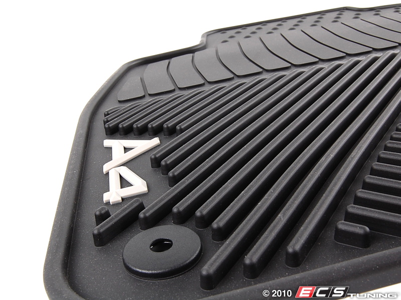 Tailored Black Carpet Floor Mats For Audi A4 B7 2002-2008 – 4-Piece Set With 8 Clips