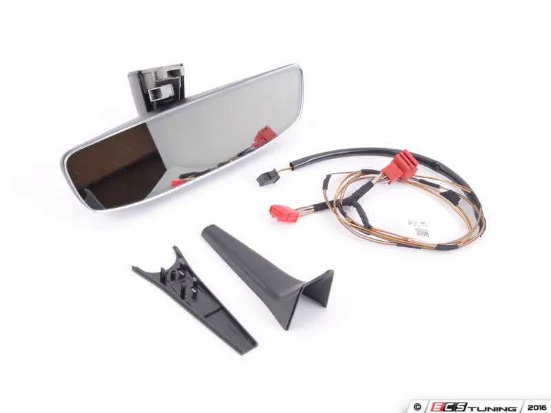 vw enhanced rear view mirror with homelink