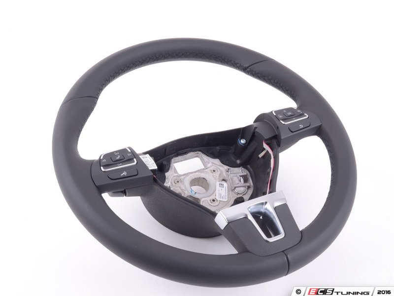 Genuine Volkswagen Audi - 561419091HE74 - Leather-wrapped DSG Steering ...