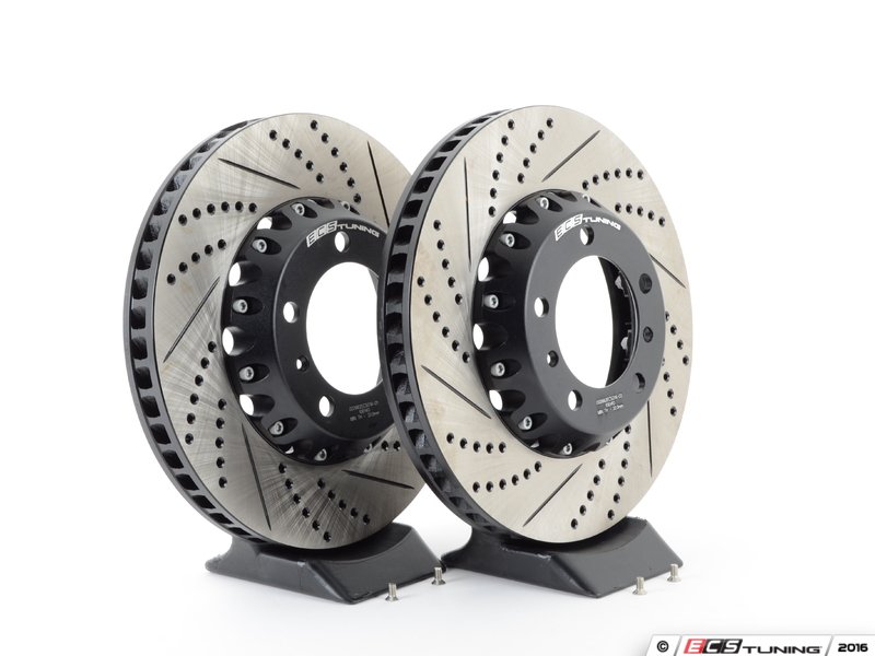 ECS 002662ecs01KT SemiFloating TwoPiece Drilled & Slotted Front