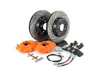 ES#3184073 - 009607ecs01aKT4 - ECS F30 M Performance Rear Big Brake Kit - Orange - Upgrade to the F30 M Performance calipers with larger 2-piece rotors and stainless steel brake lines - ECS - BMW