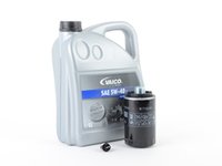 ES#2784780 - TSI20TBSOEMKT2 - Oil Service Kit - With Magnetic Drain Plug - Includes Vaico oil, filter, and ECS magnetic drain plug - Assembled By ECS - Volkswagen