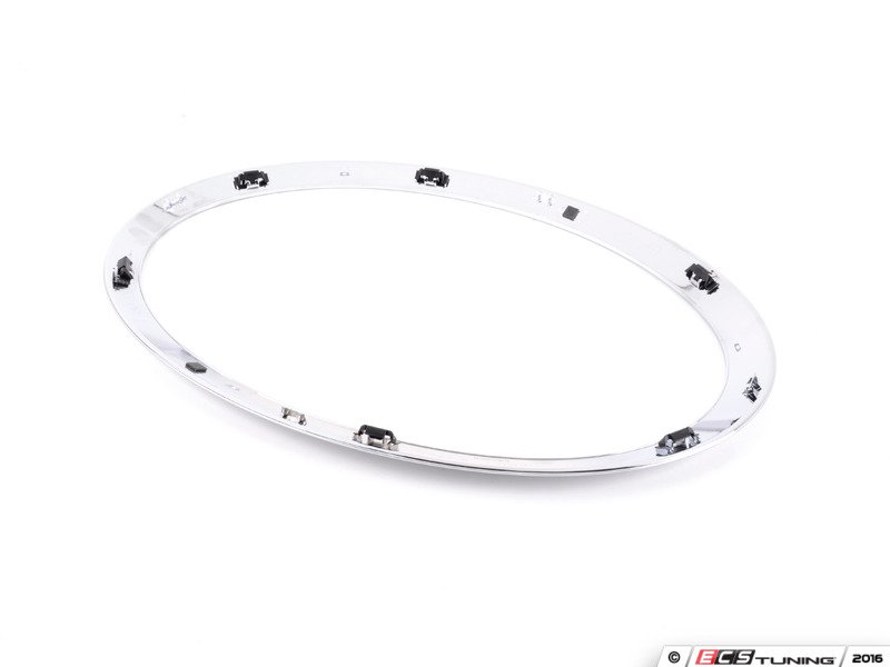 Genuine MINI 51137300631 Headlight Trim Ring Chrome Driver ( Left