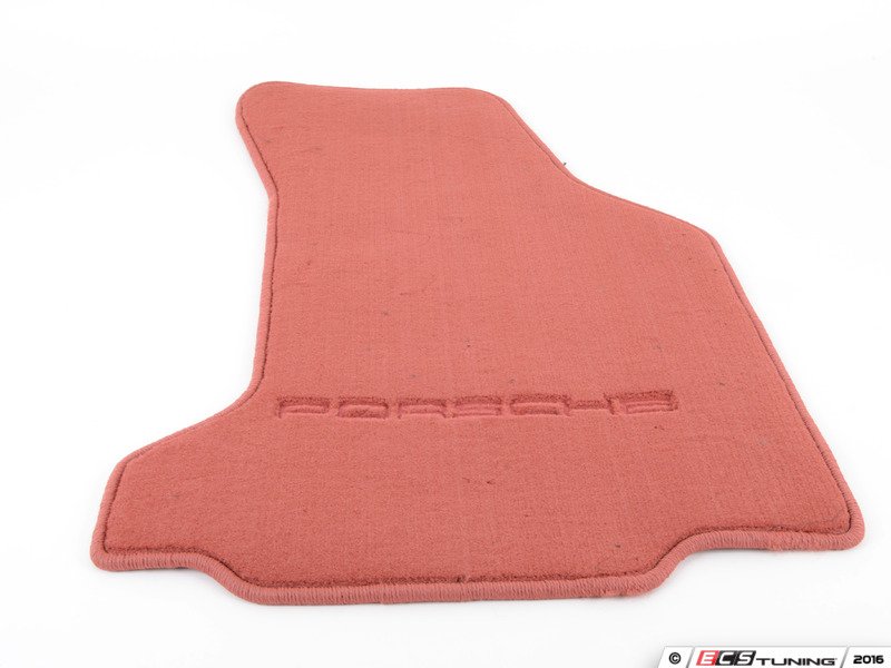 Genuine Porsche 00004480203M30 Set Of Floor Mats Boxster Red