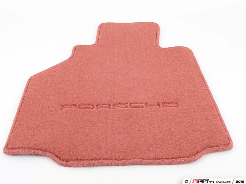 Genuine Porsche 00004480203M30 Set Of Floor Mats Boxster Red