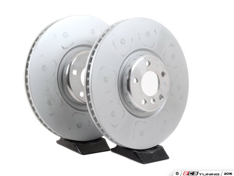 Genuine BMW 34116789069KT Front Brake Rotors Pair (395x36)