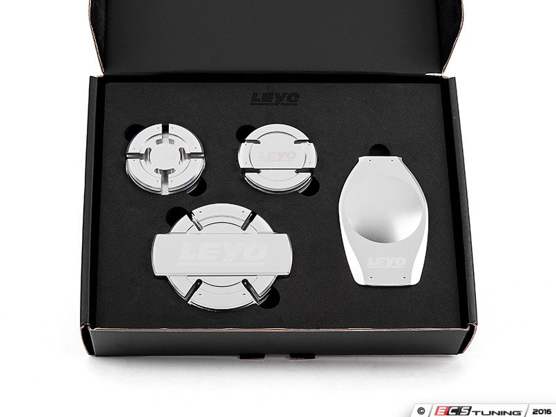 LEYO L090S Engine Bay Accessory Caps Silver (NO LONGER AVAILABLE)