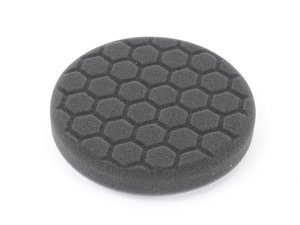 ES#2618990 - BUFX106HEX5 - Hex-Logic Finishing Pad, Black (5.5 Inch) - The new and improved pad design builds on the tried-and-true dependability and effectiveness of the Hex-Logic concept, and takes detailing to the next level. - Chemical Guys - Audi BMW Volkswagen Mercedes Benz MINI Porsche