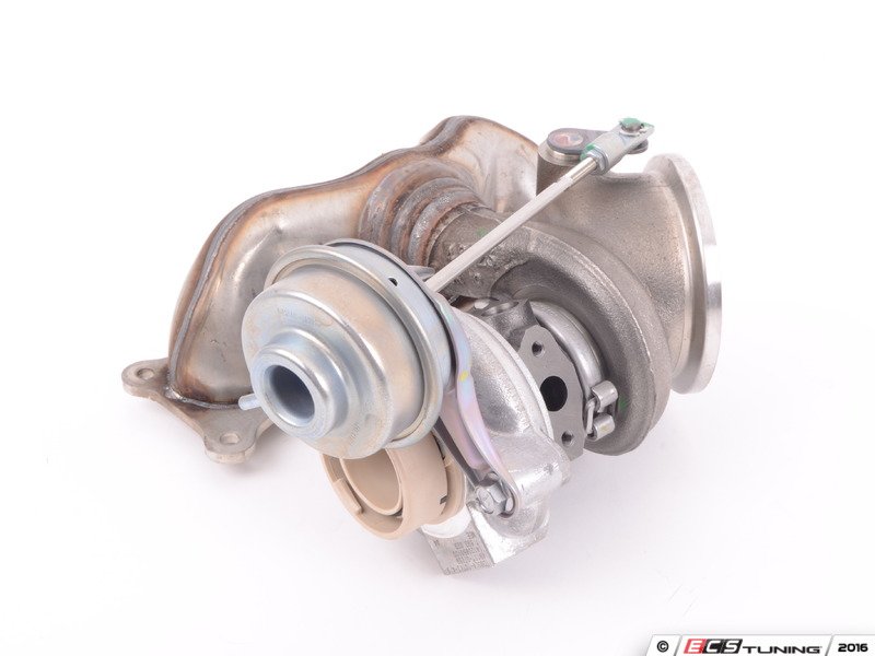 Genuine BMW 11657649297 Rebuilt Turbocharger with Manifold Rear