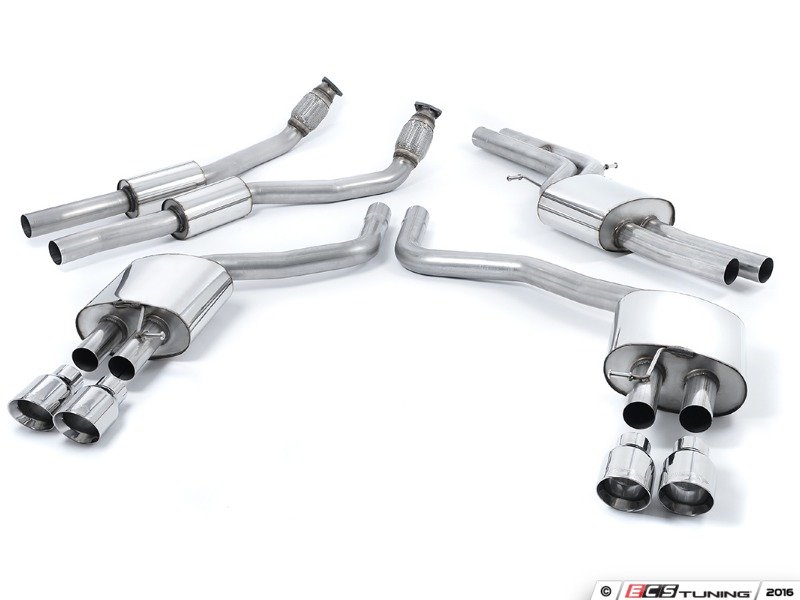 Milltek Sport - SSXAU332 - Cat-Back Exhaust System - Resonated