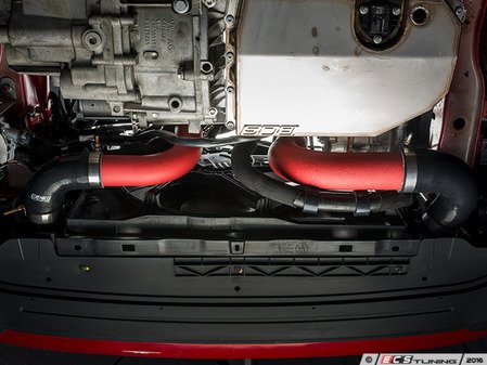 ES#3134091 - 009037ECS01-02KT -  High Flow Intercooler Charge Pipe Kit - Wrinkle Red - Gain up to 10 WHP and 10 Ft-lbs TQ with our complete Intercooler Charge Pipe Upgrade Kit! - ECS - Audi Volkswagen