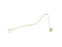 ES#1427603 - 93010734809 - Tensioner Oil Line - Right - Oil line feeding the right chain tensioner - Genuine Porsche - Porsche